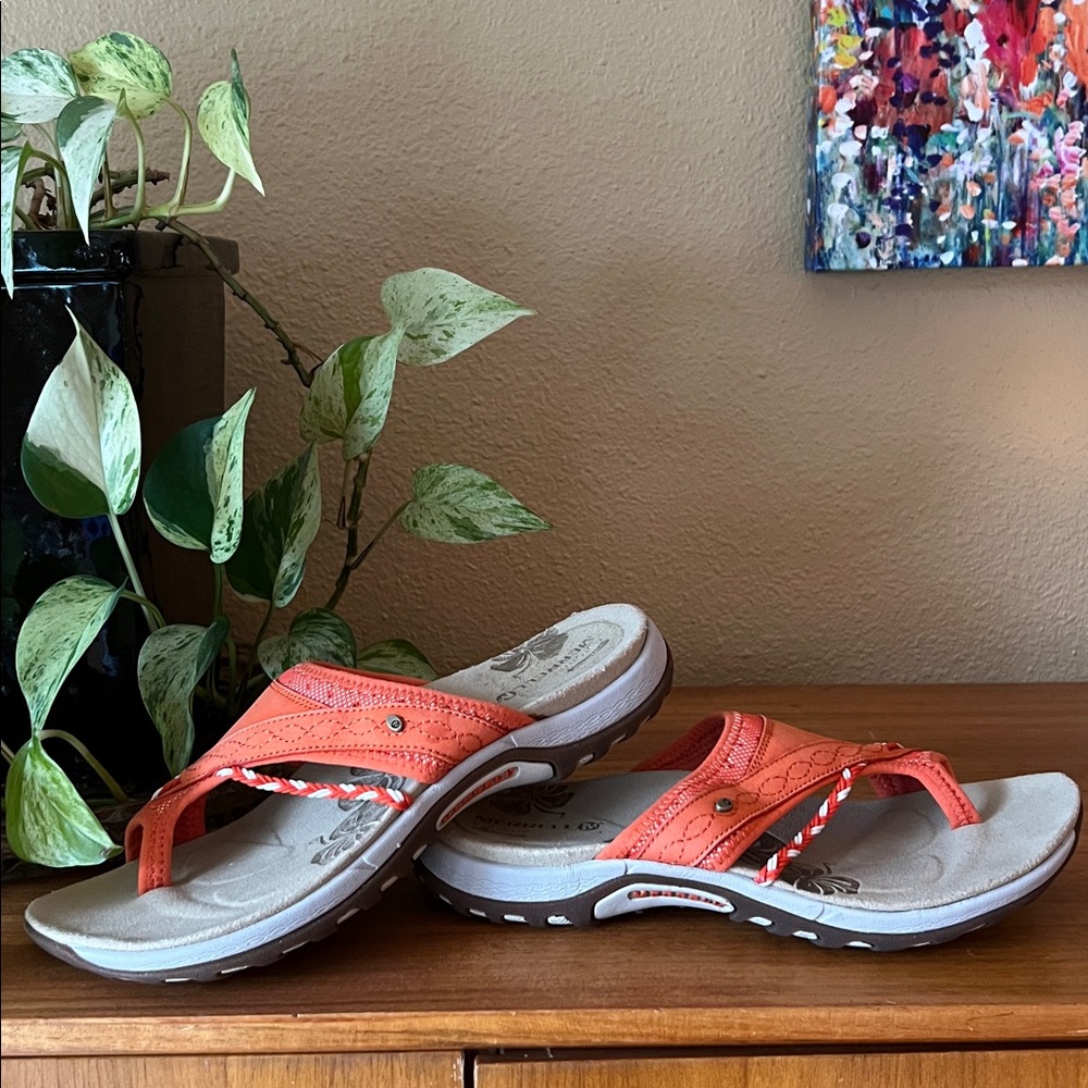 EUC Merrell Hollyleaf Sandals Toe Loop 8